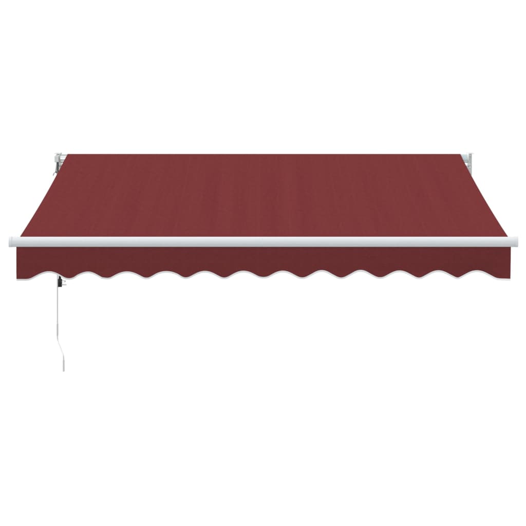 vidaXL Luifel automatisch uittrekbaar 300x250 cm bordeauxrood