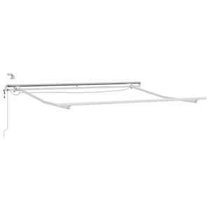 Automatická zatahovací markýza s LED hnědá 300 x 250 cm - obrázek 9