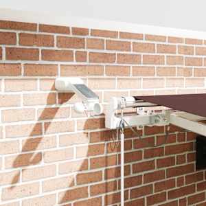 Automatická zatahovací markýza s LED hnědá 450 x 300 cm - obrázek 4