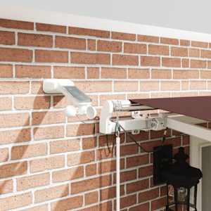 Automatická zatahovací markýza s LED hnědá 500 x 300 cm - obrázek 4