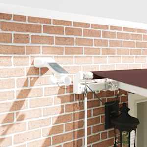 Automatická zatahovací markýza s LED hnědá 600 x 300 cm - obrázek 4