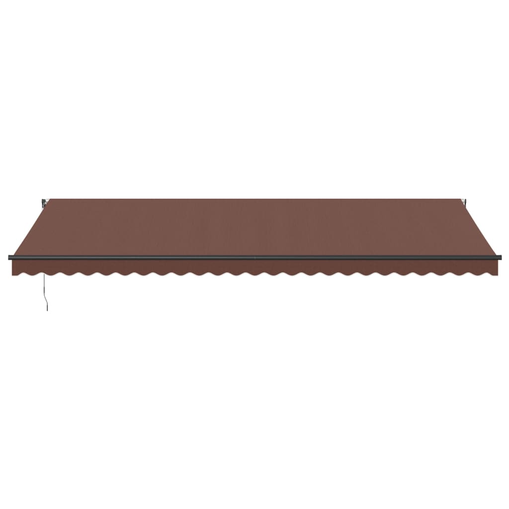 vidaXL Luifel automatisch uittrekbaar 600x350 cm bruin afbeelding