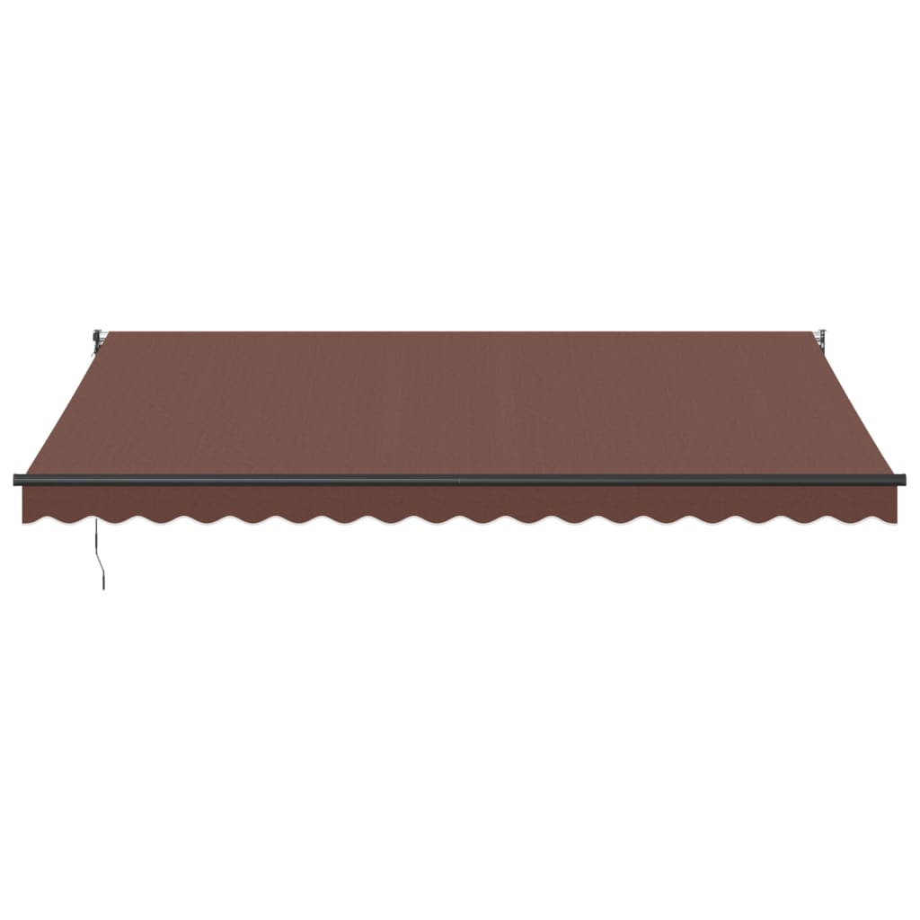 vidaXL Luifel automatisch uittrekbaar 450x300 cm bruin