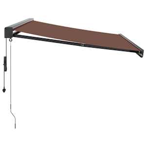 Automatická zatahovací markýza hnědá 350 x 250 cm - obrázek 4