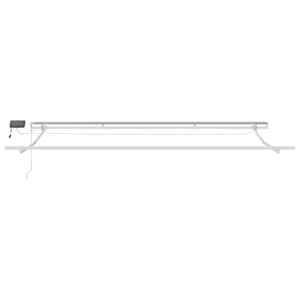Ručně zatahovací markýza s LED antracitová a bílá 450 x 300 cm - obrázek 8