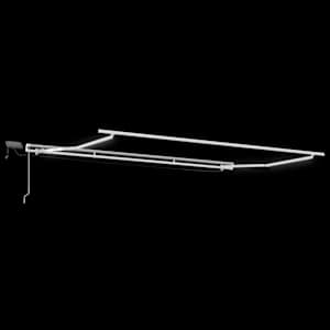 Ročno zložljiva tenda z LED antracit in bela 450x300 cm - slika 7