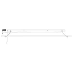 Ručně zatahovací markýza s LED antracitová a bílá 500 x 300 cm - obrázek 9