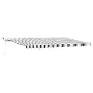 Automatická zatahovací markýza s LED antracit a bílá 500x300 cm - obrázek 5