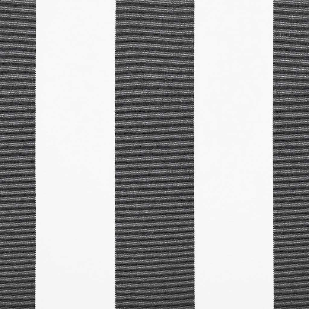 Luifel handmatig uittrekbaar en LED 600x300 cm antraciet en wit image 13