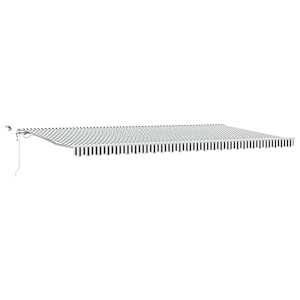 Automatická zatahovací markýza s LED antracit a bílá 600x300 cm - obrázek 5