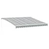 vidaXL Kokkuvolditav varikatus Anthracite ja valge 400 &times; 350 cm
