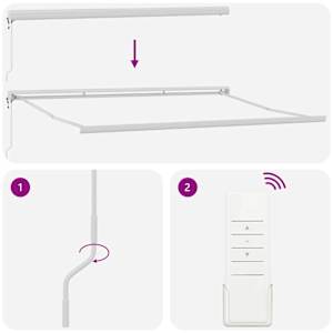 Zložljiva tenda antracit in bela 4,5x3 m blago in aluminij - slika 8