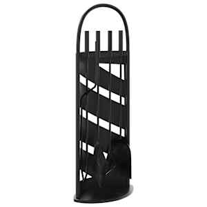 vidaXL 5-osaline kaminatarvikute komplekt, 23 x 15 x 66 cm, teras