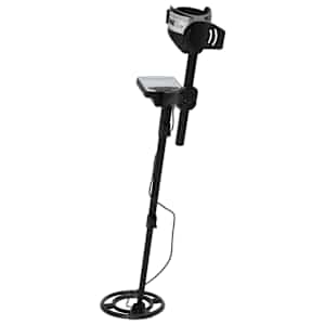 vidaXL metallidetektor 18 cm, otsimiss&uuml;gavus t&auml;pse positsioneerimisega