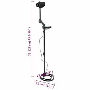 Detektor kovů s vyhledávací hloubkou 24 cm LCD displej - obrázek 7