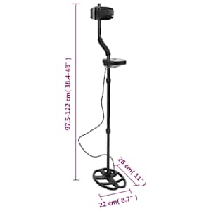 Detektor kovů s vyhledávací hloubkou 20 cm LCD displej - obrázek 7