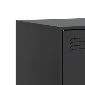TV skříňka černá 67 x 39 x 44 cm ocel - obrázek 10
