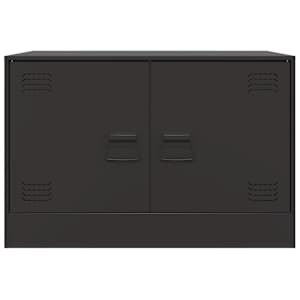 TV skříňky 2 ks černé 67 x 39 x 44 cm ocel - obrázek 6