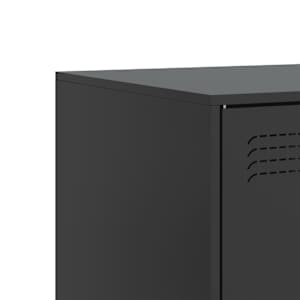 TV skříňky 2 ks černé 67 x 39 x 44 cm ocel - obrázek 10