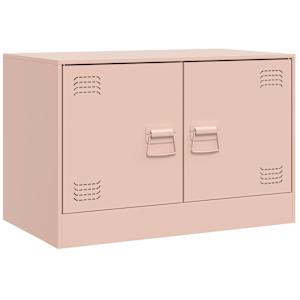 vidaXL telerikapp, roosa, 67x39x44 cm, teras