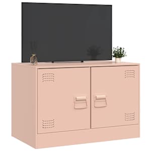 TV skříňka růžová 67 x 39 x 44 cm ocel - obrázek 4