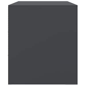 TV skříňky 2 ks antracitové 67 x 39 x 44 cm ocel - obrázek 8