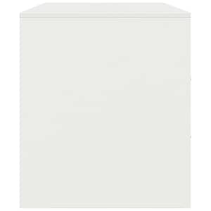 TV skříňky 2 ks bílé 67 x 39 x 44 cm ocel - obrázek 8