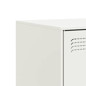 TV skříňky 2 ks bílé 67 x 39 x 44 cm ocel - obrázek 10