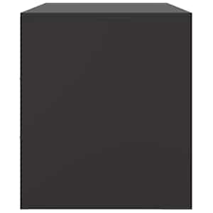 TV skříňka černá 99 x 39 x 44 cm ocel - obrázek 8