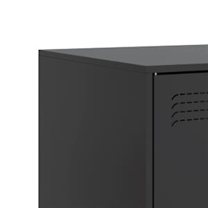 TV skříňka černá 99 x 39 x 44 cm ocel - obrázek 11