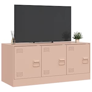 TV skříňka růžová 99 x 39 x 44 cm ocel - obrázek 5