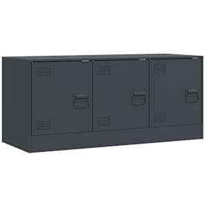 TV skříňka antracitová 99 x 39 x 44 cm ocel - obrázek 2
