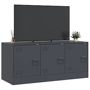 TV skříňka antracitová 99 x 39 x 44 cm ocel - obrázek 5