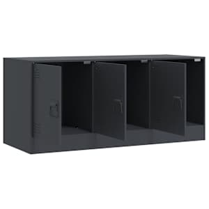 TV skříňka antracitová 99 x 39 x 44 cm ocel - obrázek 7