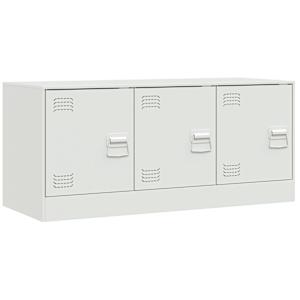 TV skříňka bílá 99 x 39 x 44 cm ocel - obrázek 2