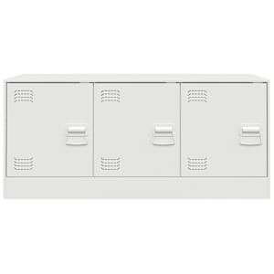 TV skříňka bílá 99 x 39 x 44 cm ocel - obrázek 6