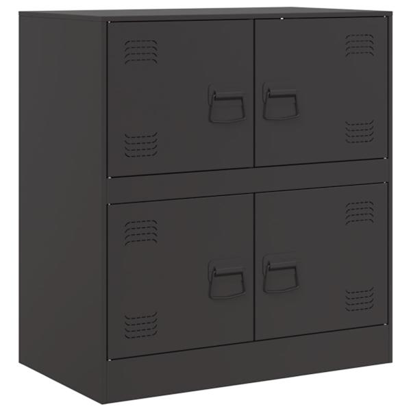 vidaXL puhvetkapp, must, 67x39x73 cm, teras