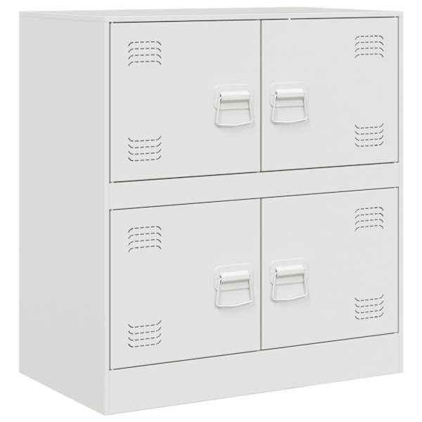 vidaXL puhvetkapp, valge, 67x39x73 cm, teras
