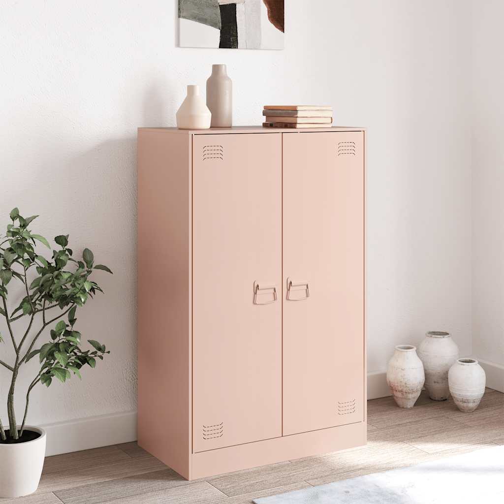 Thumbnail - vidaXL Sideboard Rosa 67x39x107 cm Stahl