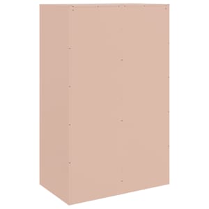 Příborník růžový 67 x 39 x 107 cm ocel - obrázek 9