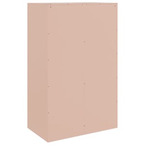Příborník růžový 67 x 39 x 107 cm ocel - obrázek 9
