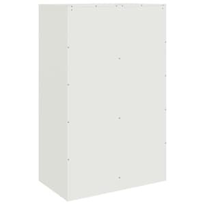 Příborník bílý 67 x 39 x 107 cm ocel - obrázek 9