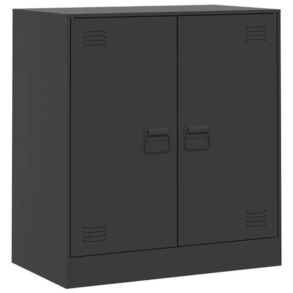 vidaXL puhvetkapp, must, 67x39x73 cm, teras