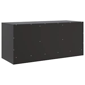 TV skříňka černá 99 x 39 x 44 cm ocel - obrázek 9