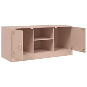 TV skříňka růžová 99 x 39 x 44 cm ocel - obrázek 7