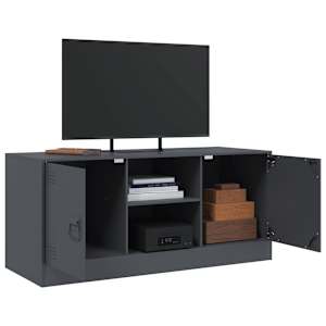 TV skříňka antracitová 99 x 39 x 44 cm ocel - obrázek 5