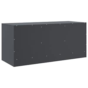 TV skříňka antracitová 99 x 39 x 44 cm ocel - obrázek 9