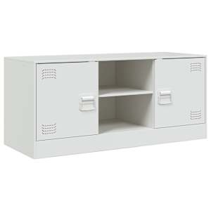 TV skříňka bílá 99 x 39 x 44 cm ocel - obrázek 2