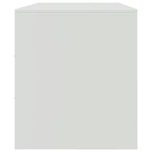 TV skříňka bílá 99 x 39 x 44 cm ocel - obrázek 8