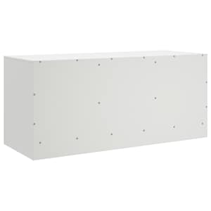 TV skříňka bílá 99 x 39 x 44 cm ocel - obrázek 9